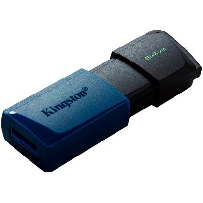 Kingston 64GB USB3.2 Gen 1 DataTraveler Exodia M (Black + Blue), EAN: 740617326260