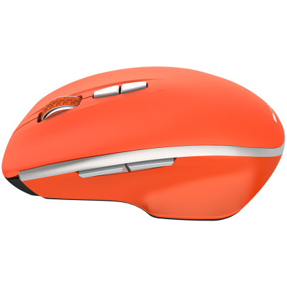 CANYON MW-21, 2.4 GHz  Wireless mouse ,with 7 buttons, DPI 800/1200/1600, Battery:AAA*2pcs  ,Red 72*117*41mm 0.075kg