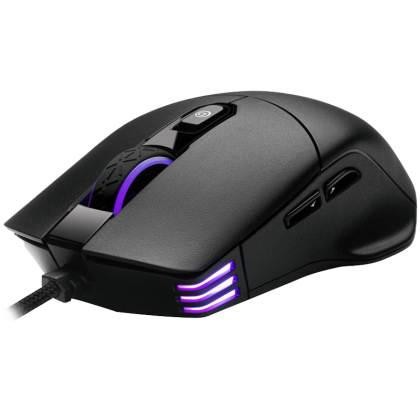 EVGA X12 Gaming Mouse, 8k, Wired, Black, Customizable, Dual Sensor, 16,000 DPI, 5 Profiles, 8 Buttons, Ambidextrous Light Weight, RGB