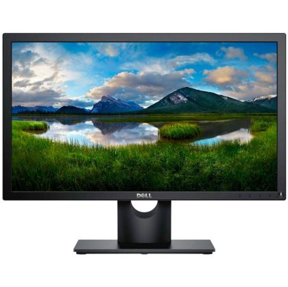 Dell Monitor LED E-series E1916HV 18.5'', 1366x768, 16:9, TN, 600:1, 65/90, 5ms, 200 cd/m2, VESA, VGA, Black, 3Y