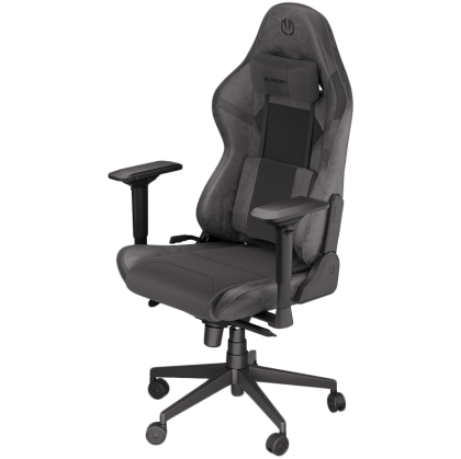 Endorfy Scrim BK Gaming Chair, PU Leather + Breathable Fabric, Cold-pressed Foam, Memory Foam Cushions, Class 4 Gas Lift Cylinder, 4D Adjustable Armrest, Adjustable Headrest, Black, 2 Year Warranty
