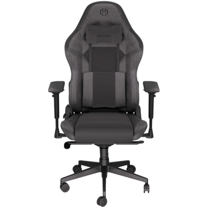 Endorfy Scrim BK Gaming Chair, PU Leather + Breathable Fabric, Cold-pressed Foam, Memory Foam Cushions, Class 4 Gas Lift Cylinder, 4D Adjustable Armrest, Adjustable Headrest, Black, 2 Year Warranty