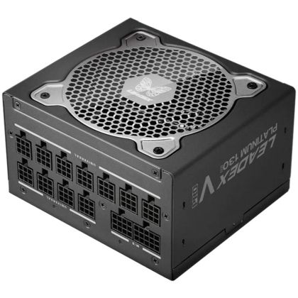 Super Flower Leadex V Platinum Pro 850W, 80 Plus Platinum, Fully Modular, 12VHPWR Cable included, Compact 130mm Size, 120mm F.D.B PWM Fan, 5 year warranty