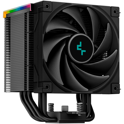 DeepCool AK500 Digital, CPU Air Cooler, 1x120mm FK120 PWM FDB Fan, Digital Display, ARGB, TDP 240W, 5 Heatpipes, Black, LGA2066/2011-v3/2011/1700/1200/115x, AMD AM5/AM4, 127x117x160 mm(LxWxH), 3Y, R-AK500-BKADMN-G