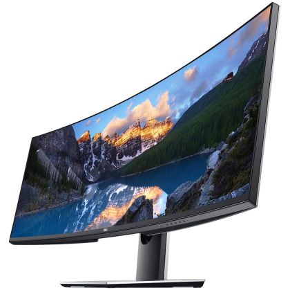 Dell UltraSharp U4919DW, 49" (32:9), IPS LED backlit, Anti-glare, 3H Hard Coating, 5120 x 1440, 1000:1, 350 cd/m2, 5 ms, Curve radius: 3800R, height, tilt , swivel, VESA (100 mm), 2 x HDMI, DP, USB Type-C, USB 3.0 hub, Black, 3Yr
