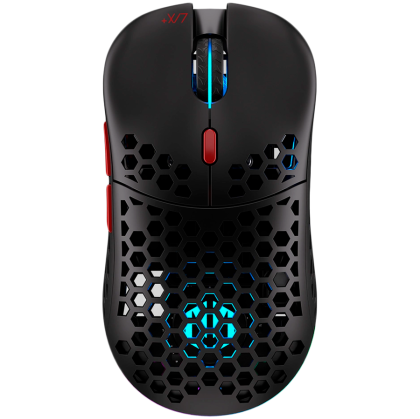 Endorfy LIX Plus Wireless Gaming Mouse, PIXART PAW3370 Optical Gaming Sensor, 19000DPI, 69G Lightweight design, KAILH GM 8.0 Switches, 1.6M Paracord Cable, PTFE Skates, ARGB lights, 2 Year Warranty