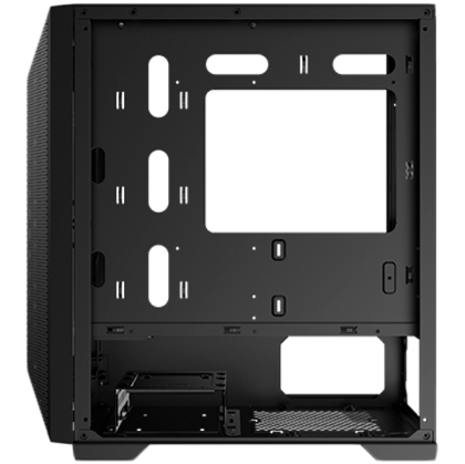 Xigmatek Gemini II EN48649, Black, MATX/ Mini-ITX, U3x1+U2x2, Meshed Grill ARGB LED Frontpanel & Left TG, 3PCS X24F Fixed RGB Fan