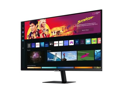 Монитор Samsung 32BM700, 32" VA LED, SMART, 60 Hz, 4 ms GTG, 3840x2160, 300 cd/m2, 3000:1, HDR 10, Eye Saver, Flicker Free, Auto Source Switch+, USB-C, 3xUSB 2.0, 2xHDMI 2.0, Wi-Fi 5.2, Bluetooth 5, Speakers, 178°/178°, Black