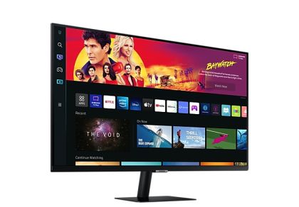 Монитор Samsung 32BM700, 32" VA LED, SMART, 60 Hz, 4 ms GTG, 3840x2160, 300 cd/m2, 3000:1, HDR 10, Eye Saver, Flicker Free, Auto Source Switch+, USB-C, 3xUSB 2.0, 2xHDMI 2.0, Wi-Fi 5.2, Bluetooth 5, Speakers, 178°/178°, Black