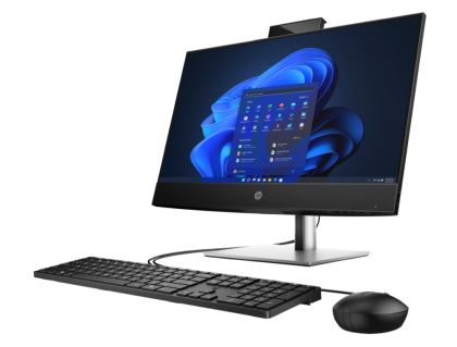 Настолен компютър - всичко в едно HP ProOne 440 G9 R All-in-One, Core i5-13500T(up to 4.6GHz/24MB/14C), 23.8" FHD IPS non-Touch + 5MP WebCam, 16GB 3200Mhz 1DIMM, 512GB M.2 PCIe SSD, HP 125 Wired Mouse, NO Keyboard, Wi-Fi 6 + BT 5.3, Win 11 Pro, 3Y NBD On 