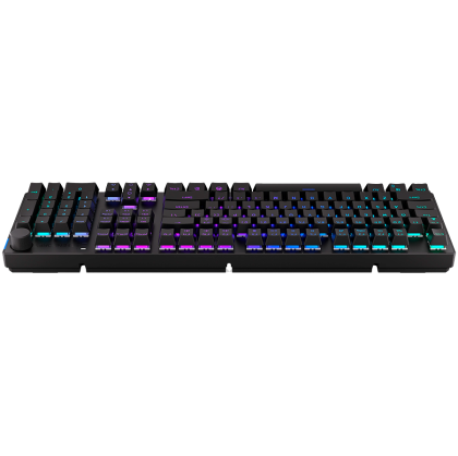 Endorfy Thock Wireless Red Gaming Keyboard, Kailh Box Red Mechanical Switches, Double Shot PBT Keycaps, Volume Wheel, ARGB, Hot-swappable switches, Connections: BT/2.4GHz/USB, 2 Year Warranty