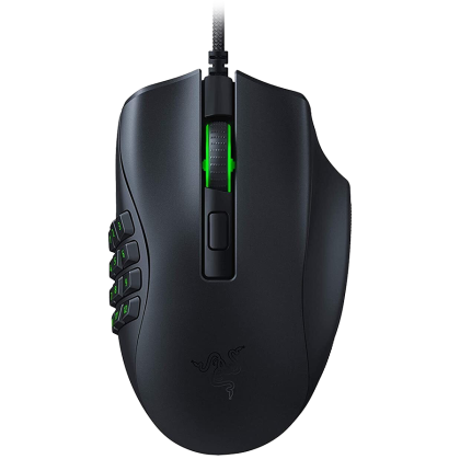 Razer Naga X, Gaming Mouse, True 18,000 dpi Razer 5G optical sensor with 99.4% resolution accuracy, 2nd-gen Razer™ Optical Mouse Switches, Speedflex cable 1.8m, 16 independently programmable buttons