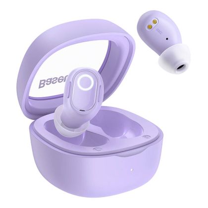 Baseus Bowie WM02 TWS Bluetooth 5.3 OS Wireless Earphones Purple