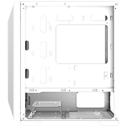 Xigmatek Gemini II Arctic EN48656, White, MATX/ Mini- ITX, U3x1+U2x2, Meshed Grill ARGB LED Frontpanel & Left TG, 3PCS X24F Arctic Fixed RGB Fan