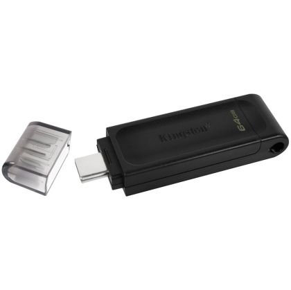 Kingston 64GB USB-C 3.2 Gen 1 DataTraveler 70, EAN: 740617305302