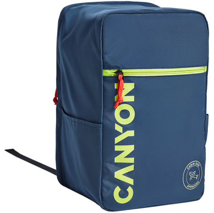 CANYON CSZ-02, cabin size backpack for 15.6'' laptop,polyester,navy