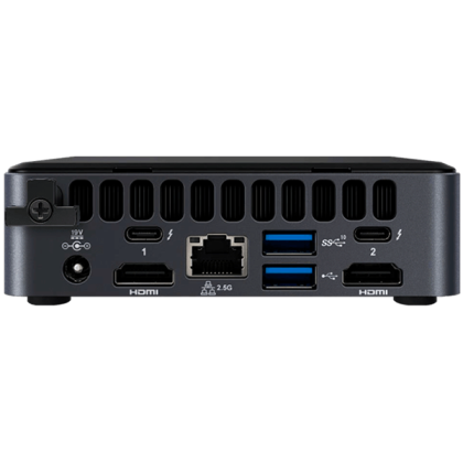 Intel® NUC 11 Pro Kit NUC11TNKi5, EU cord, i5 Processor with Irix Xe graphics, dual M.2 slot, 2xHDMI, 2x Thunderbolt 4 (USB-C+DP)