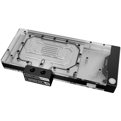 EK-Quantum Vector² Trio RTX 4090 D-RGB ABP Set - Nickel + Plexi, GPU water block + active backplate