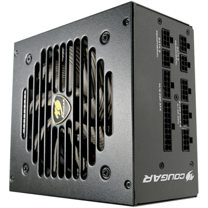 COUGAR GEX 850, 850W, 80 Plus Gold, Fully Modular Power Supply Unit, Strong Safeguards : OCP, OPP, OVP, UVP, SCP & OTP, Over Temperature Protection, COUGAR HDB Fan, Ultra-stable Voltage Outputs, Superior fan Curve Tuning, Dimensions: 160x150x86 (mm)