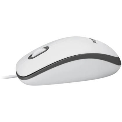 LOGITECH M100 Corded Mouse-WHITE