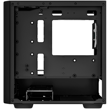 DeepCool CC360 ARGB, Mid Tower, Mini-ITX/Micro-ATX, 1xUSB3.0, 1xUSB2.0, 1xAudio, 3x120mm Pre-Installed ARGB Fans, Tempered Glass, Mesh Panel, Black, R-CC360-BKAPM3-G-1