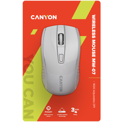 CANYON mouse MW-7 Wireless White