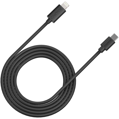 CANYON cable CFI-12 USB-C to Lightning 20W 2m Black