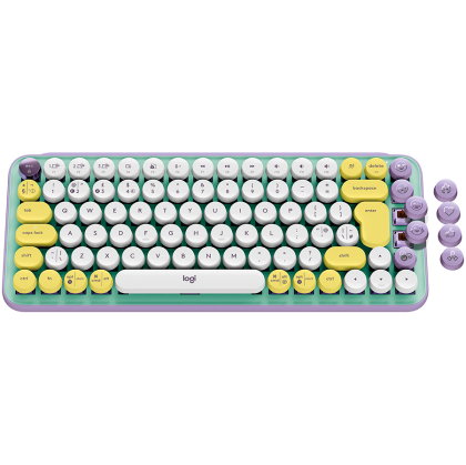 LOGITECH POP Keys Bluetooth Mechanical Keyboard - DAYDREAM MINT - US INT'L