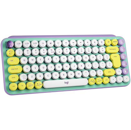 LOGITECH POP Keys Bluetooth Mechanical Keyboard - DAYDREAM MINT - US INT'L