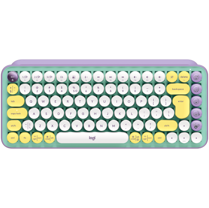 LOGITECH POP Keys Bluetooth Mechanical Keyboard - DAYDREAM MINT - US INT'L