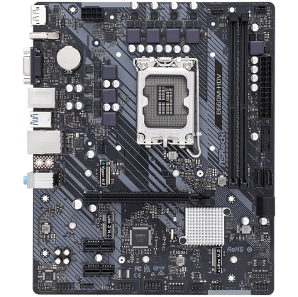 ASROCK Main Board Desktop B660M-HDV (S1700, 2x DDR4, 1x PCIe x16, 2x PCIe x1, 4x SATA3 6.0Gb/s, 1x m.2 PCIe, 5x USB 3.2, 1x USB-C, 5x USB 2.0, 1x Com port header, 1x VGA, 1x HDMI, 1x DP 1.4, GLAN, mATX) Retail