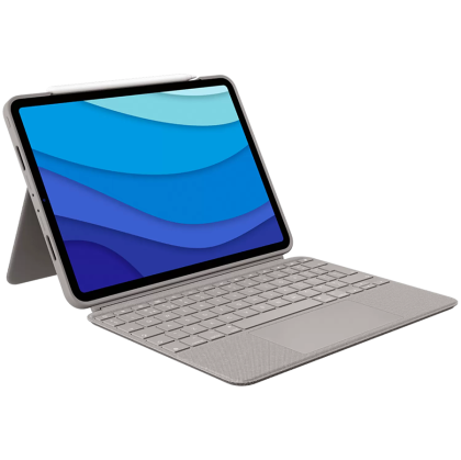 LOGITECH Combo Touch for iPad Pro 12.9-inch (5th generation) - SAND - US - INTNL