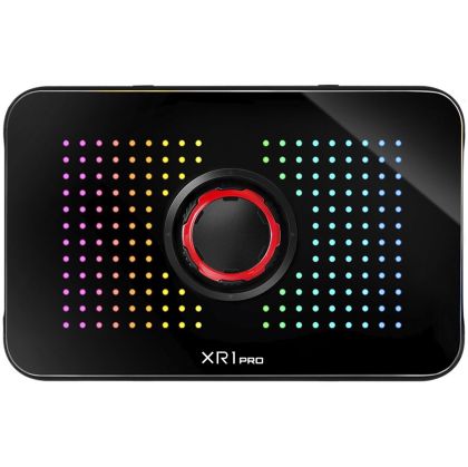 EVGA XR1 Pro Capture Card, Certified for OBS, 1440p 144fps/4K 60fps HDR Pass Through, 1440p 60fps/4K 30fps Capture, USB 3.1 Type-C, ARGB, Built-in Audio Mixer via Control Dial