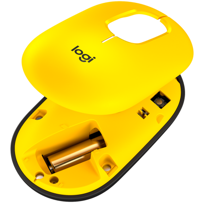 LOGITECH POP Bluetooth Mouse - BLAST-YELLOW