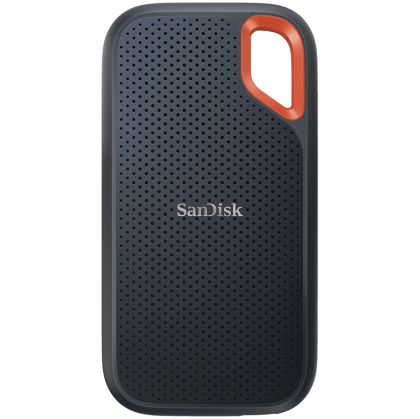 SanDisk Extreme 2TB Portable SSD - up to 1050MB/s Read and 1000MB/s Write Speeds, USB 3.2 Gen 2, 2-meter drop protection and IP55 resistance, EAN: 619659184674