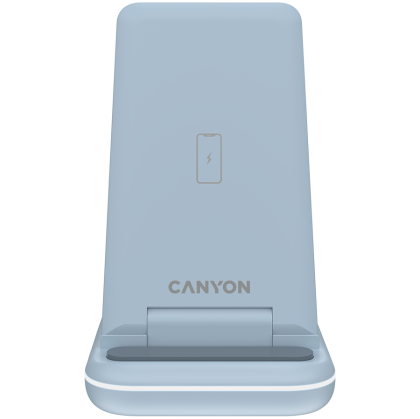 CANYON wireless charger WS-304 15W 3in1 Blue