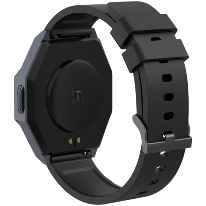 CANYON Otto SW-86, Smart watch Realtek 8762DK LCD 1.3'' LTPS 360X360px, TP G+F 1+gesture 192KB Li-ion polymer battery 3.7v 280mAh,Gun aluminum alloy case middle frame+plastic bottom case+black silicone srap+gun strap buckle.host:45.4*42.4*9.6mm Stra
