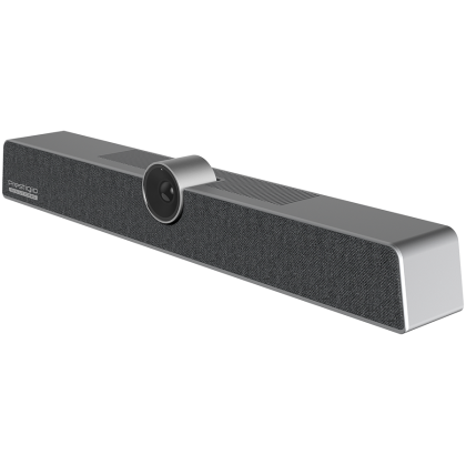 Prestigio Solutions Video Conferencing Collaboration Bar Alpha: UHD, 12MP, 6 mic, 8m (Range), Connection via USB Type-C or AUX