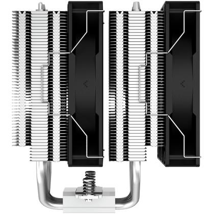 DeepCool AG620, CPU Air Cooler, 2x120mm PWM Fan, TDP 260W, 6 Heatpipes, LGA2066/2011-v3/2011/1700/1200/115x, AMD AM5/AM4, 129x136x157 mm(LxWxH), 2Y, R-AG620-BKNNMN-G-1