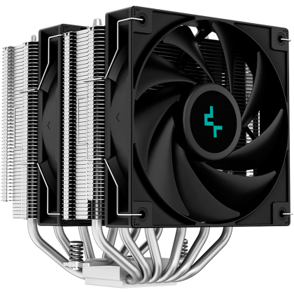 DeepCool AG620, CPU Air Cooler, 2x120mm PWM Fan, TDP 260W, 6 Heatpipes, LGA2066/2011-v3/2011/1700/1200/115x, AMD AM5/AM4, 129x136x157 mm(LxWxH), 2Y, R-AG620-BKNNMN-G-1