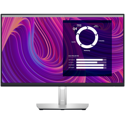 Dell Monitor LED Professional P2423D, 23.8", QHD 2560x1440, 16:9 60Hz, IPS AG, ComfortView Plus, Flicker Free, 300 cd/m2, 1000:1, 178/178, 8ms/5ms, HDMI, DP, 4x USB 3.2, Height, Pivot, Swivel, Tilt adjustable, 3Y