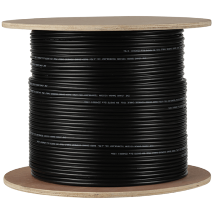 Coaxial cable RG59+2C power cable, 200 m.
