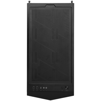 MSI MPG GUNGNIR 300P AIRFLOW, Mid-Tower, E-ATX/ATX/M-ATX/ITX, 2x USB 3.2 Gen 1 Type-A, 1x USB 3.2 Gen 2x2 Type-C, 1x Audio/1x Mic, ARGB Hub, 4x 120mm ARGB Fans, 1mm Perforated Front Panel, 3mm Tempered Glass