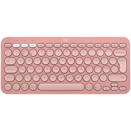 LOGITECH K380S Multi-Device Bluetooth Keyboard - TONAL ROSE - US INT'L