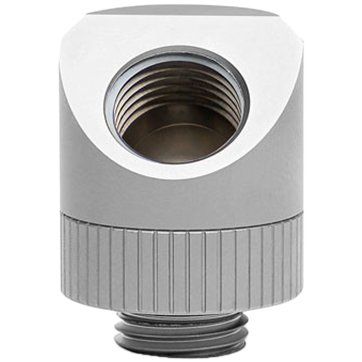 EK-Quantum Torque Rotary 45° - Satin Titanium, adapter fitting