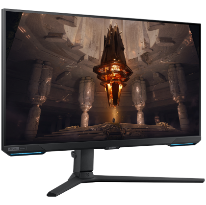 Monitor LED Samsung LS28BG700EPXEN Odyssey G70B, 28" UHD FLAT 16:9 (3840x2160) IPS 144Hz, 300 cd/㎡, 1000:1, HDR400, 1ms (GTG), 178/178, FS, 1xDP 2xHDMI, 1xUSB 3.0 , 3.5 Jack, Tilt/Pivot/Swivel/HeightAdj (120mm), VESA 100x100, 2Y