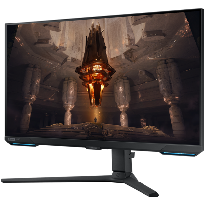 Monitor LED Samsung LS28BG700EPXEN Odyssey G70B, 28" UHD FLAT 16:9 (3840x2160) IPS 144Hz, 300 cd/㎡, 1000:1, HDR400, 1ms (GTG), 178/178, FS, 1xDP 2xHDMI, 1xUSB 3.0 , 3.5 Jack, Tilt/Pivot/Swivel/HeightAdj (120mm), VESA 100x100, 2Y