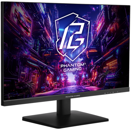 Asrock Gaming Monitor, 27" QHD(2560x1440) IPS, Anti-Glare, 180 Hz, 99% sRGB, 1000:1, 16:9, 400 cd/m², 178º/178º, 1ms (MPRT), AMD FreeSync, Flicker-free, Tilt, VESA, 2x 2W Speakers, 2x HDMI 2.0, 1x DP 1.4, 1x Audio Jack (3.5mm), 3Y