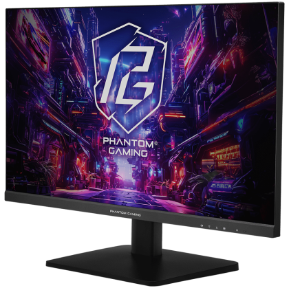 Asrock Gaming Monitor, 27" QHD(2560x1440) IPS, Anti-Glare, 180 Hz, 99% sRGB, 1000:1, 16:9, 400 cd/m², 178º/178º, 1ms (MPRT), AMD FreeSync, Flicker-free, Tilt, VESA, 2x 2W Speakers, 2x HDMI 2.0, 1x DP 1.4, 1x Audio Jack (3.5mm), 3Y