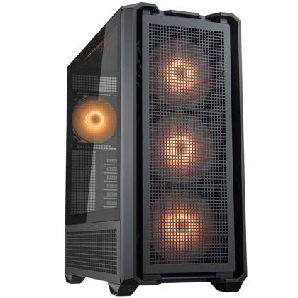 COUGAR Case MX600 RGB, Full Tower, Mini ITX/Micro ATX / ATX / CEB / E-ATX, Type-C, USB 3.0 x 2, USB 2.0 x 1,4 Pole Headset Audio Jack, RGB Button, 120mm ARGB fan, Tempered glass, 235 x 515 x 478 (mm)